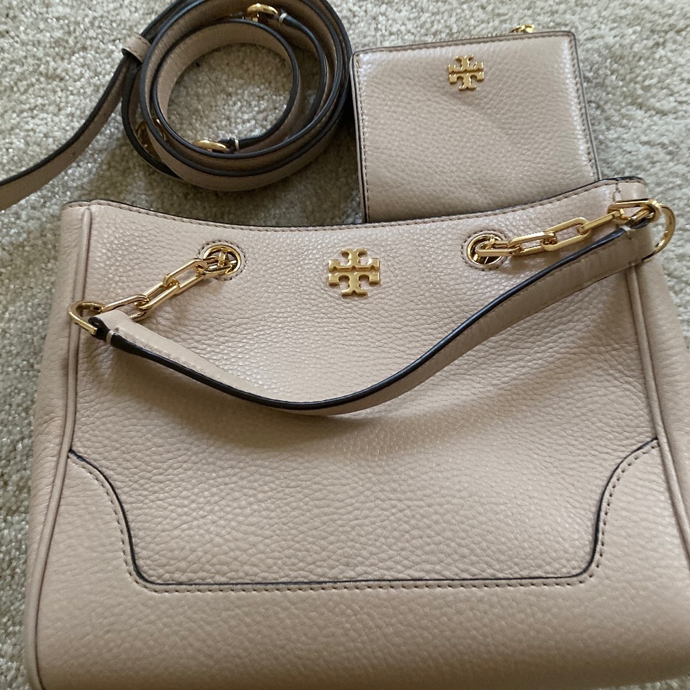 Tory Burch blush bag & wallet